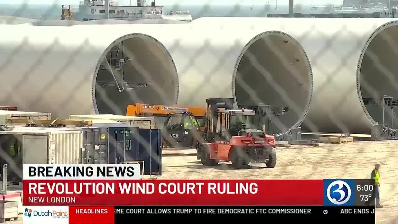 Revolution Wind to resume, gov says