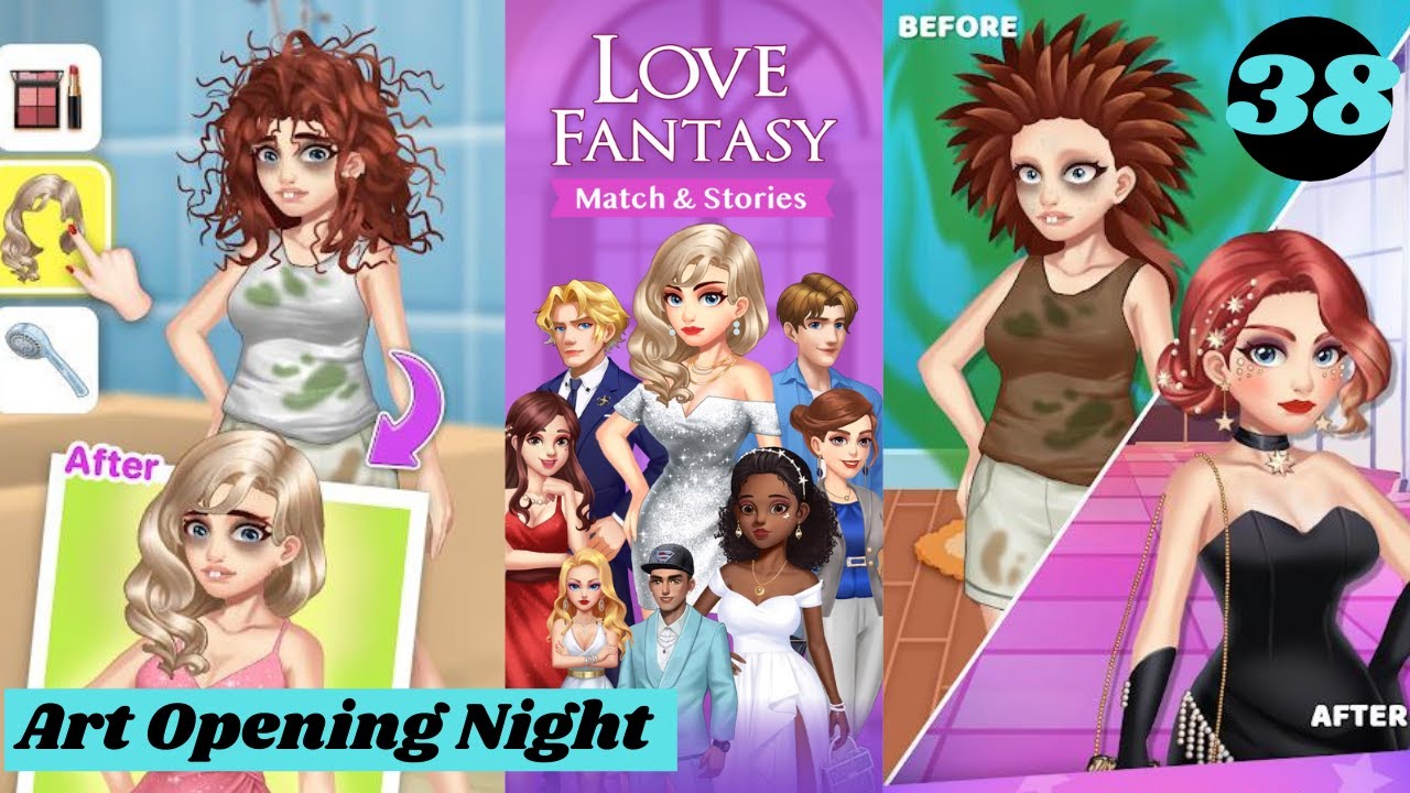 Love fantasy match & stories game Art Opening Night| love fantasy Art Opening Night Day 38 Jane