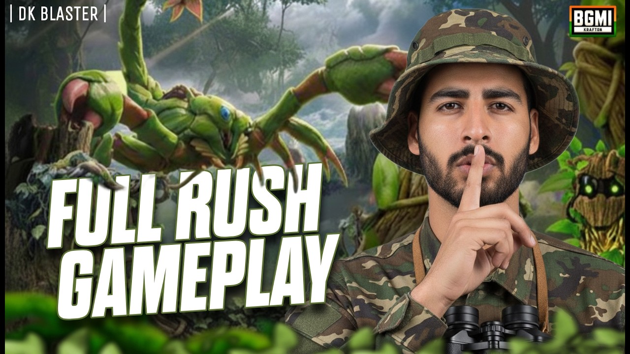 BGMI LIVE 🔴| Full Rush Gameplay | 🧠 Smart Plays and Chicken Dinners