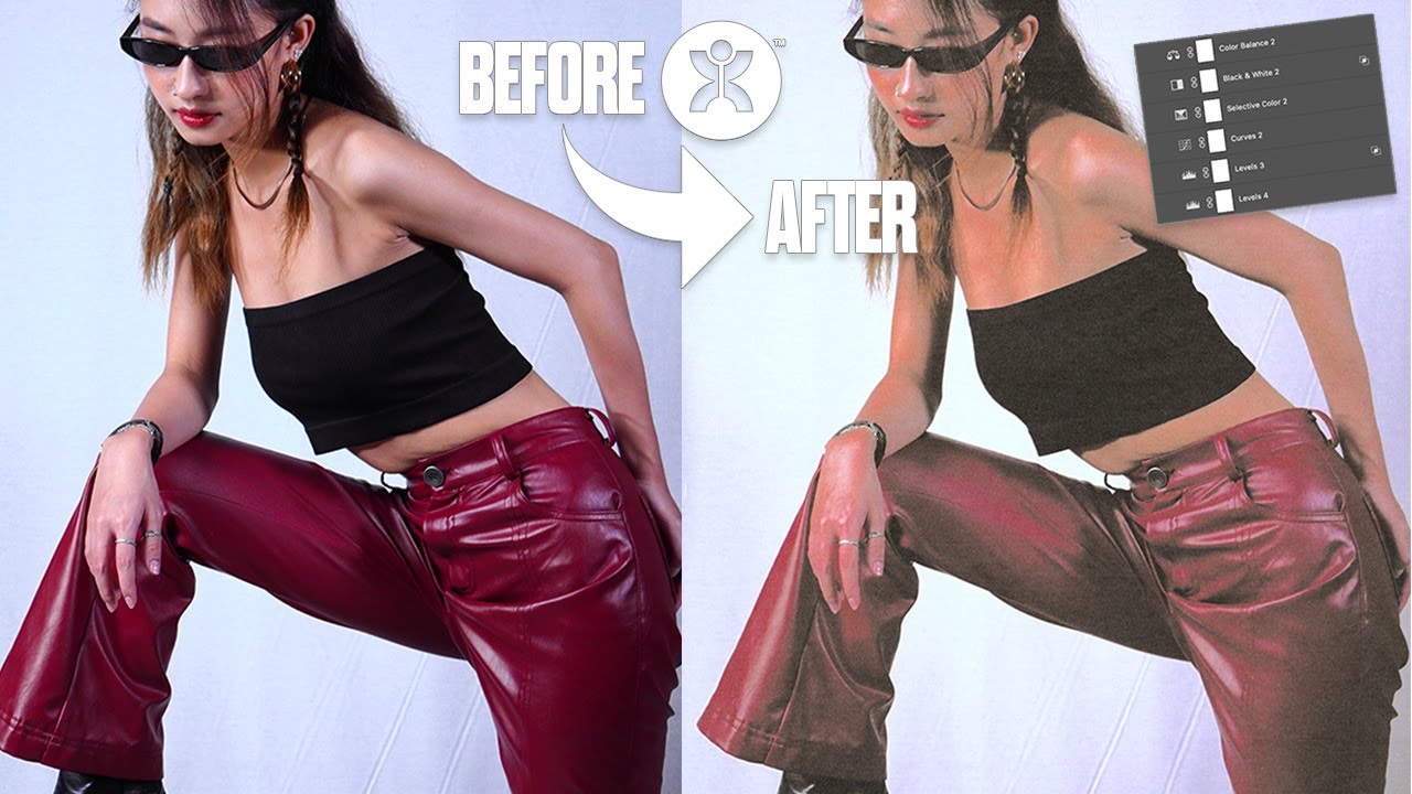 Как добиться цветопередачи в стиле винтажного журнала 90-х | Уроки Photoshop