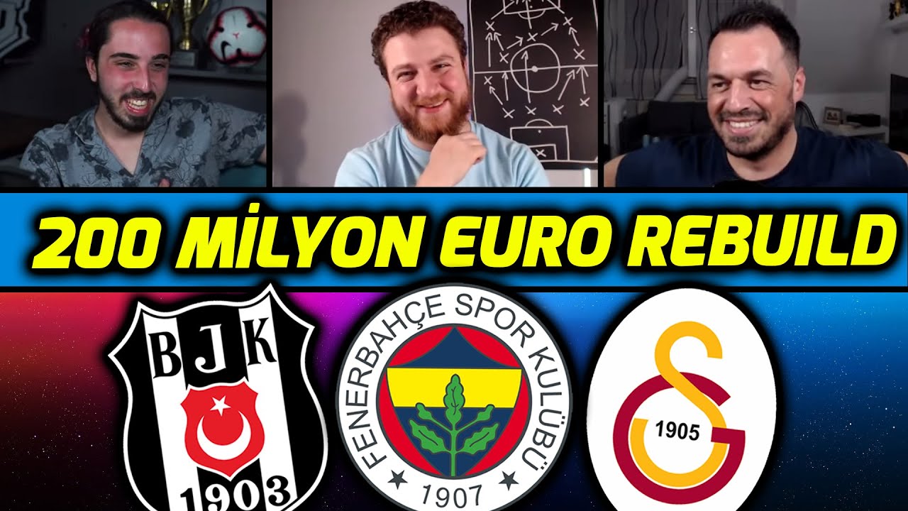 3 BÜYÜKLER 200 MİLYON EURO ÜÇLÜ REBUILD // FİFA 22 KARİYER MODU // @UKarakullukcu @ardenpapazyan