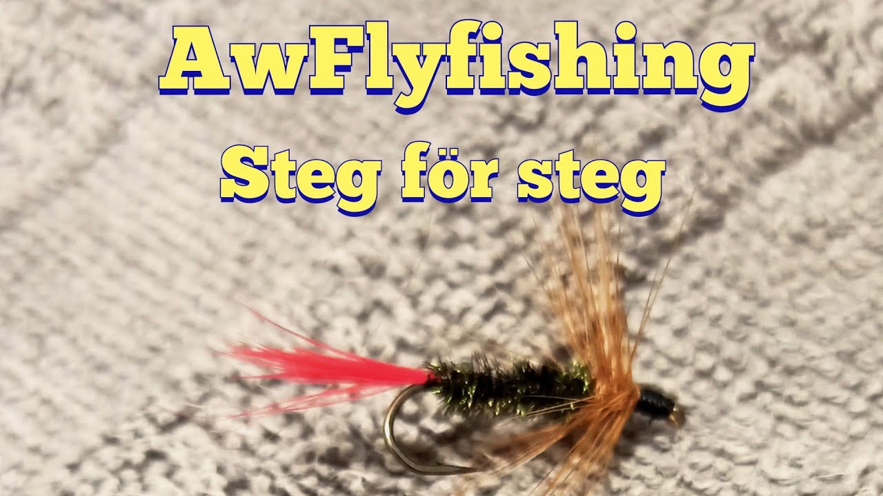 FLUGBINDNING steg för steg | RED TAG 2021( HARR FLUGA) #flugbindning #flydressing