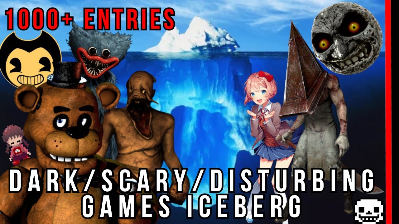 The BIGGEST Dark/Scary/Disturbing Games Iceberg (Part 1)