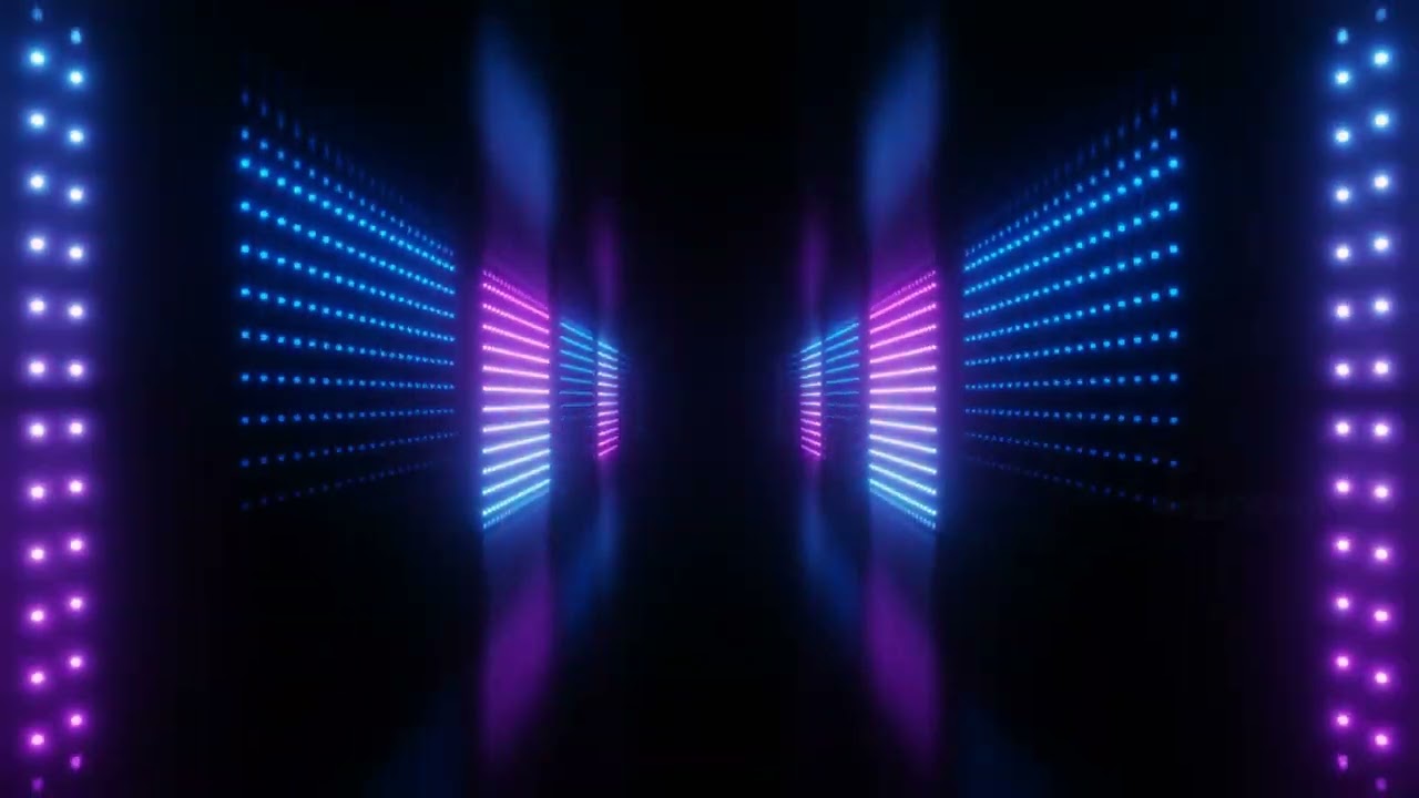 Neon Pulse: Equalizer Tunnel Visuals MUSIC VIDEO BACKGROUND
