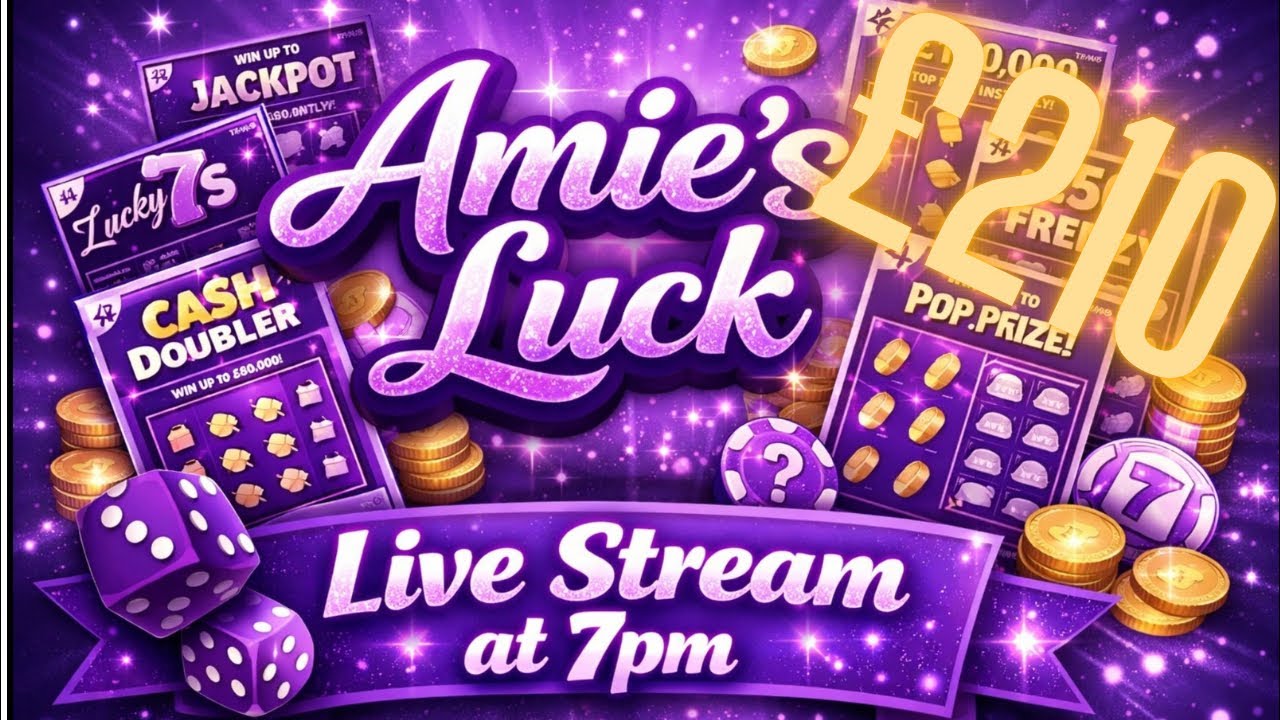 🔴 LIVE UK Scratch Cards: &pound;210 Session &ndash; Can We Hit a JACKPOT?! 🎰