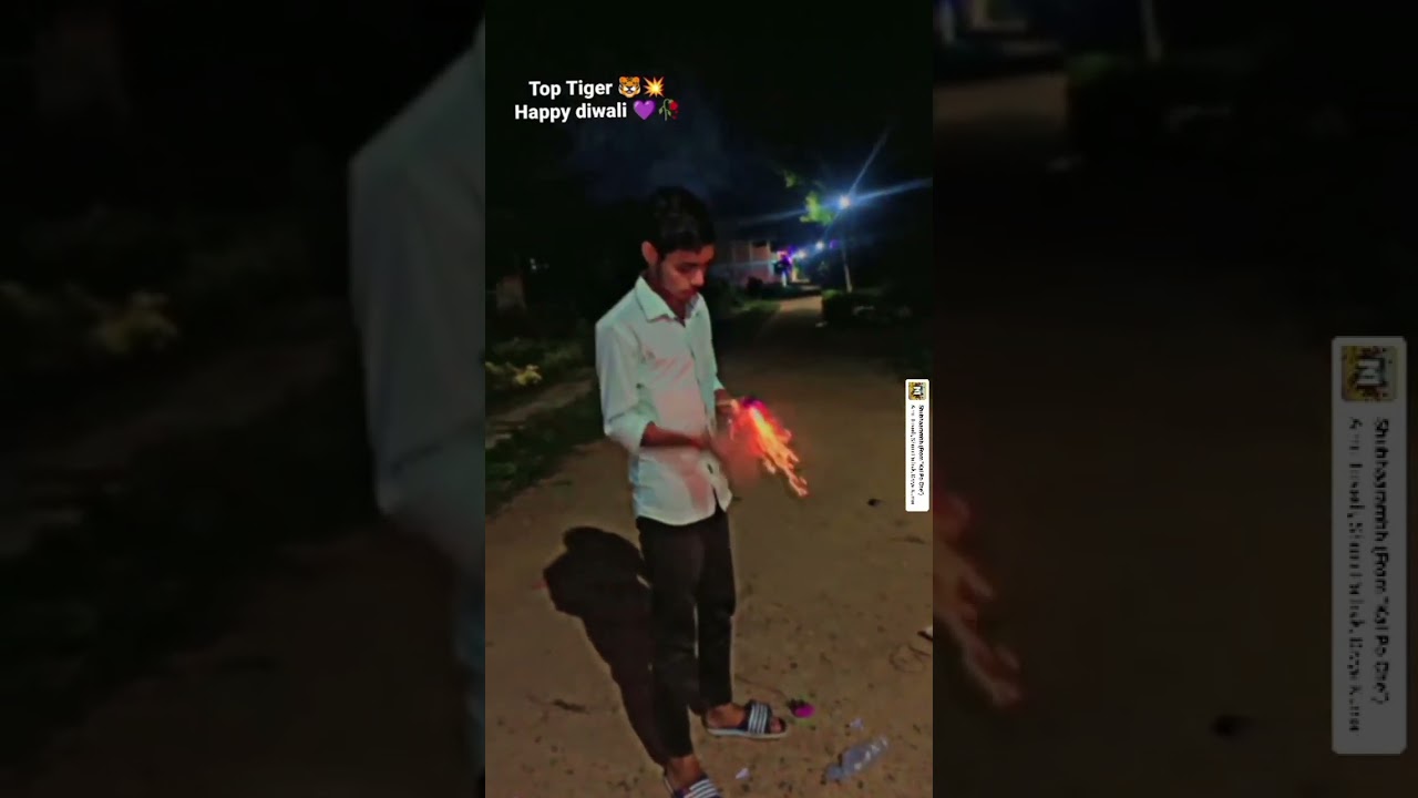 Do not try this 👍 | Top Tiger cracker hand throwing 😵😳💥 | At Diwali