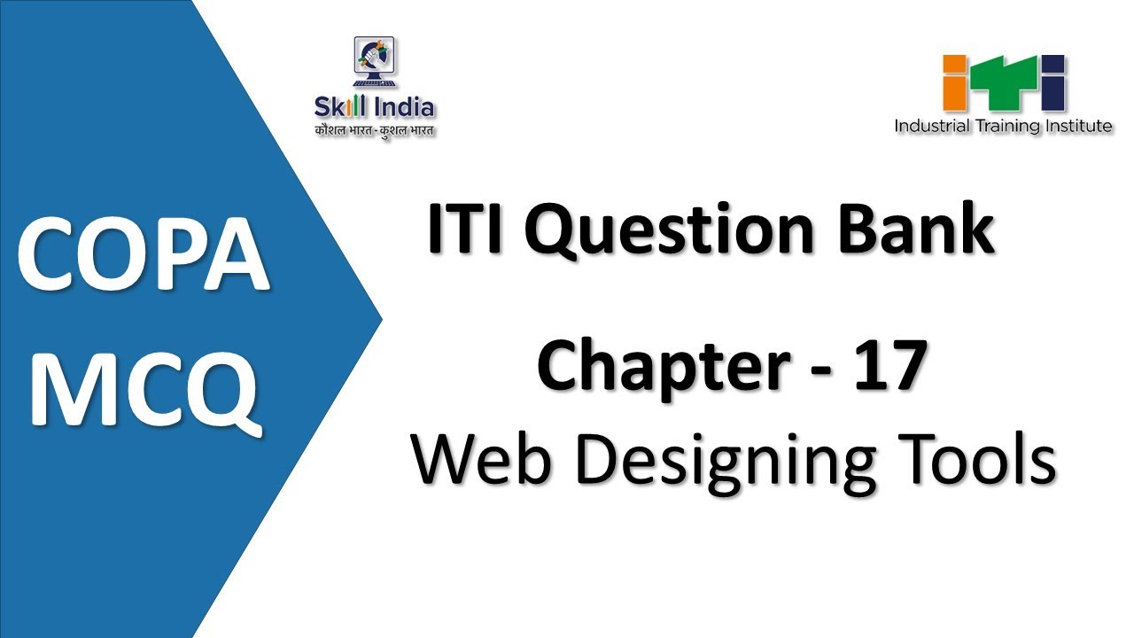 17. Web Designing Tools | ITI COPA MCQ | Question Bank | #copamcq