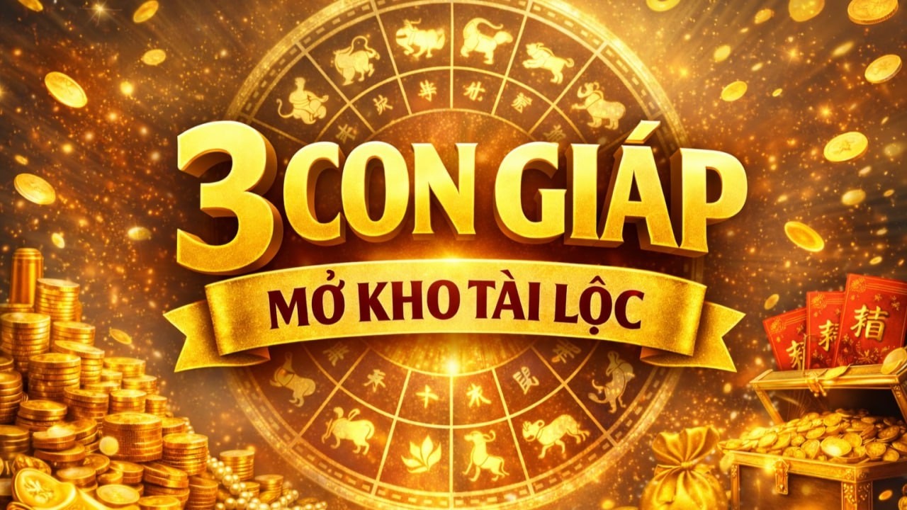 Cuối Tháng Giêng 2026: 3 Con Giáp Được Trời MỞ KHO TÀI LỘC