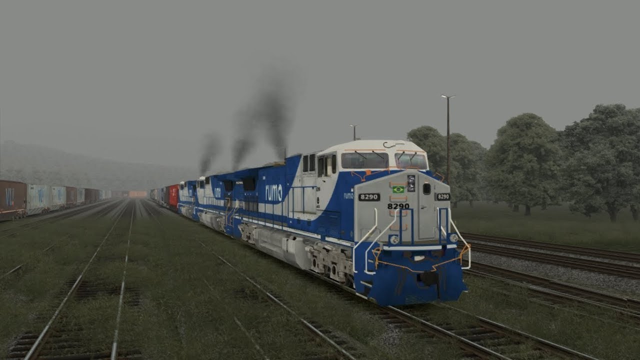 Train Simulator 2019, subindo a serra do mar - Vida de Maquinista #1