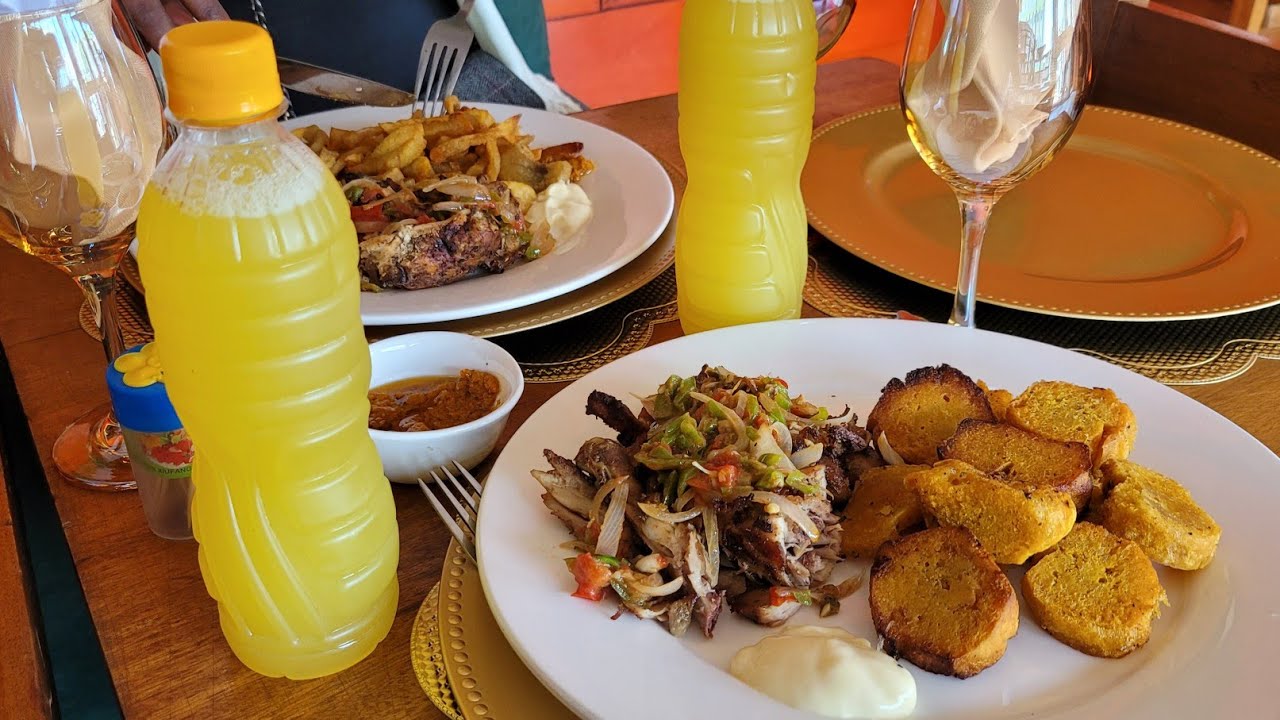 J'ai Manger Chez Philippe SIMO dans son fast Food Le Goût du pays  . @investir au pays  part3
