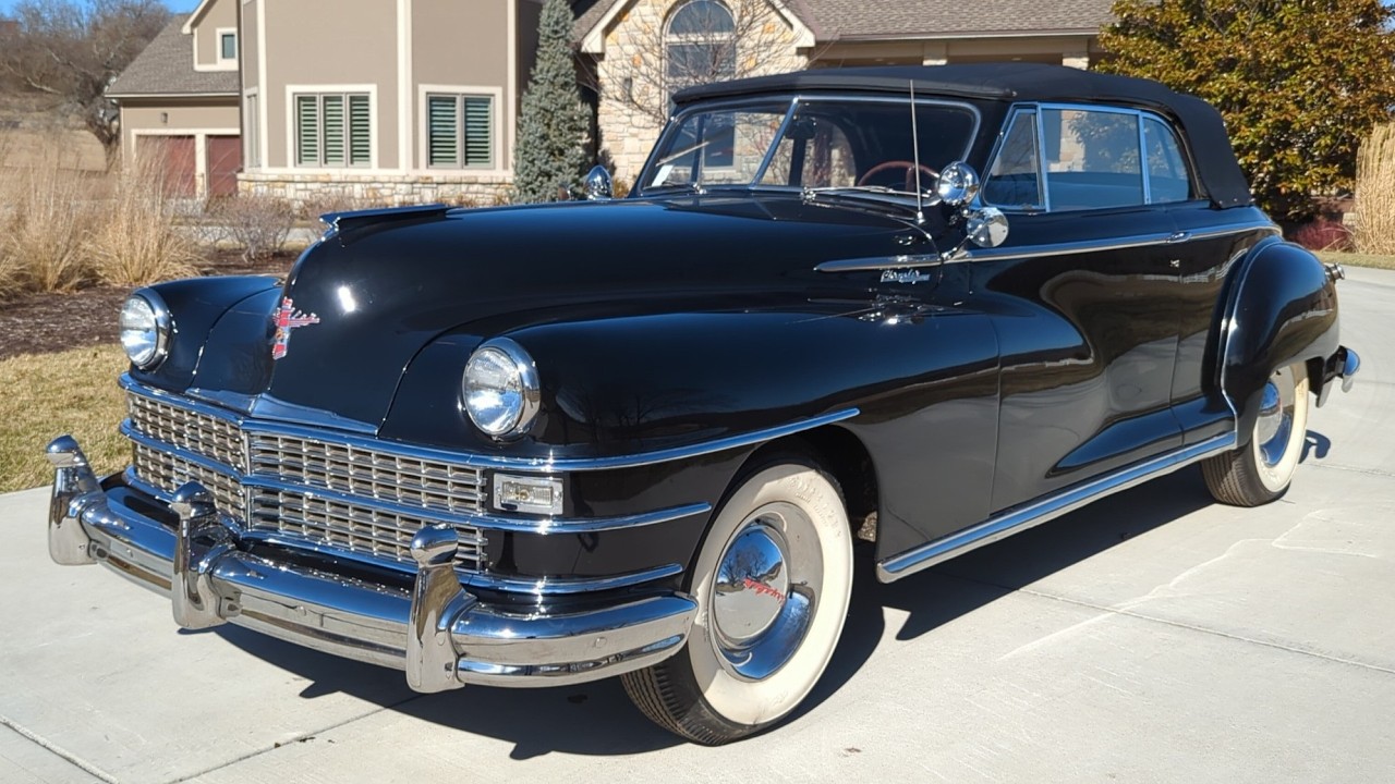 1948 Chrysler New Yorker 2 Door Convertible, Highlander Interior