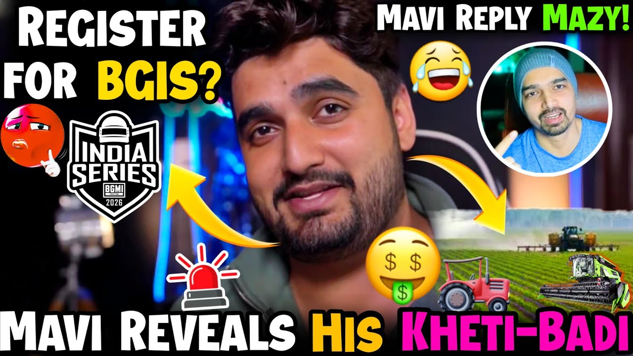 🚨Mavi Register for BGIS?🫡 Reveals his Kheti-Badi & Vehicles🚜🤑 Reply Mazy 😂