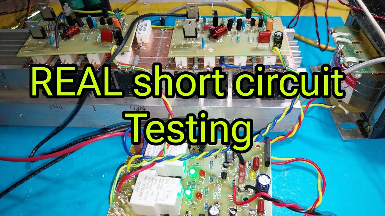 SHORT CIRCUIT  PROTECTED  SPEAKER PROTECTION BOARD FINAL TESTING