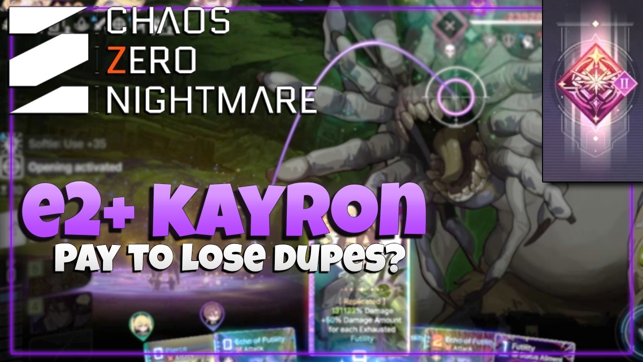 Great Rift - Season 2  first half | Getting MASTER with Kayron-Tipheria  [Chaos Zero Nightmare]