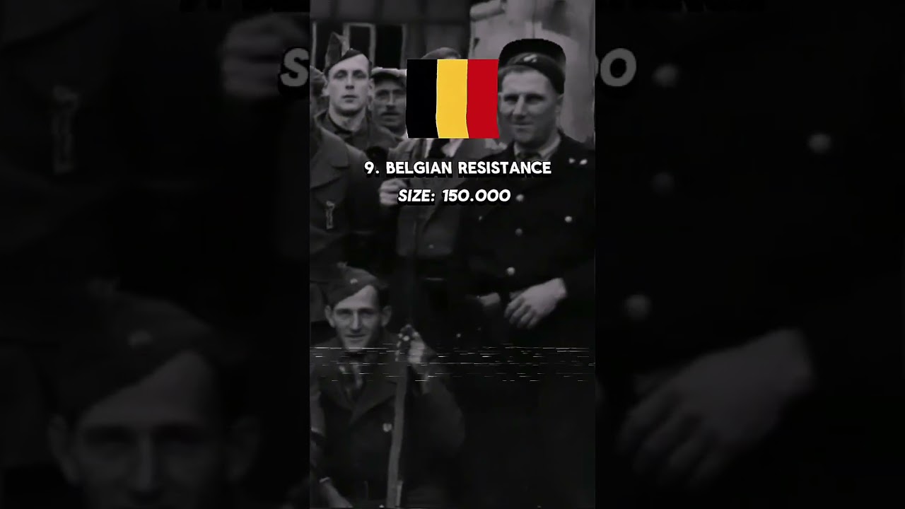 Top 16 biggest european resistance movements during WWII #countries #history #ww2