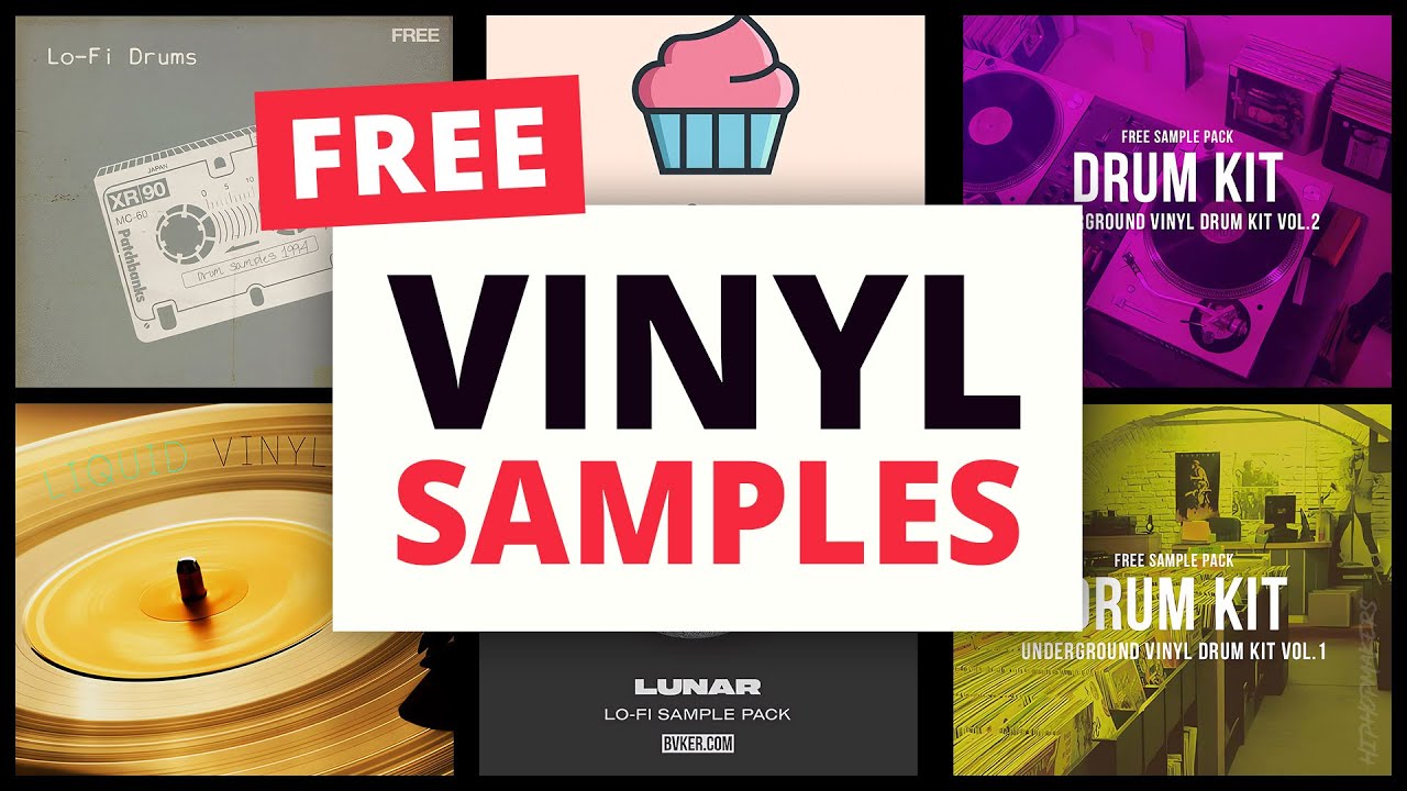650 FREE Vinyl Drum Samples & Free Vinyl Drum Kits