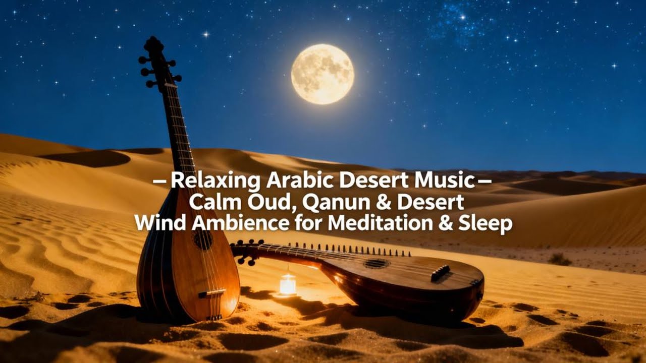 Relaxing Arabic Desert Music | Calm Oud, Qanun & Desert Wind Ambience for Meditation & Sleep
