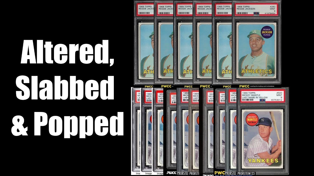 Altered, Slabbed & Popped:  Are Trimmed Cards Behind the Rapid Rise in Pop Counts?