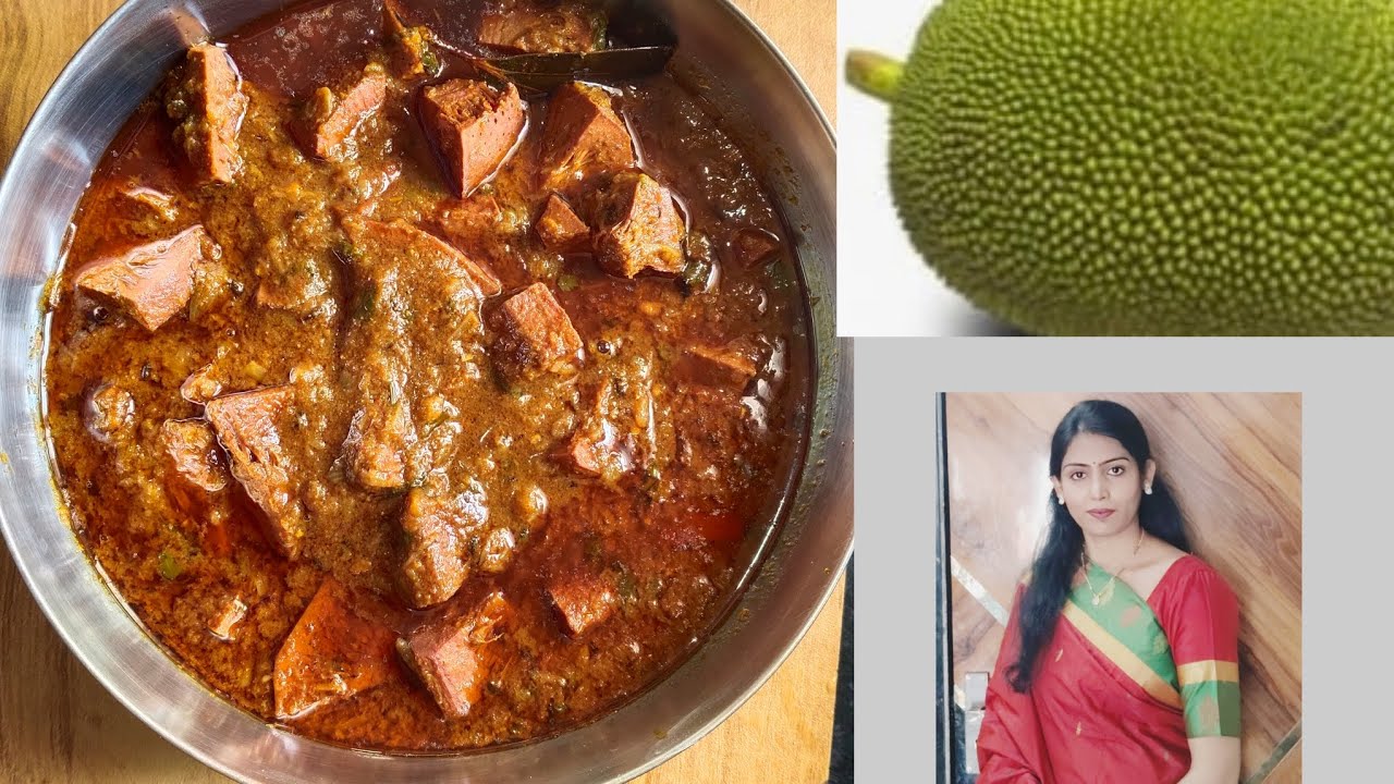मसालेदार  कटहल की सब्जी प्रेसर कुकर में|Kathal ki sabji recipe...
