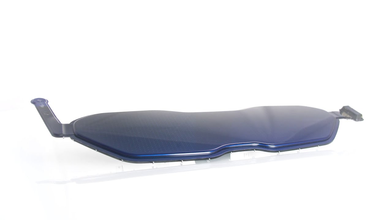 Automotive Front Panel with decorative foil and PUR coating | duo 900 | foilmelt + clearmelt