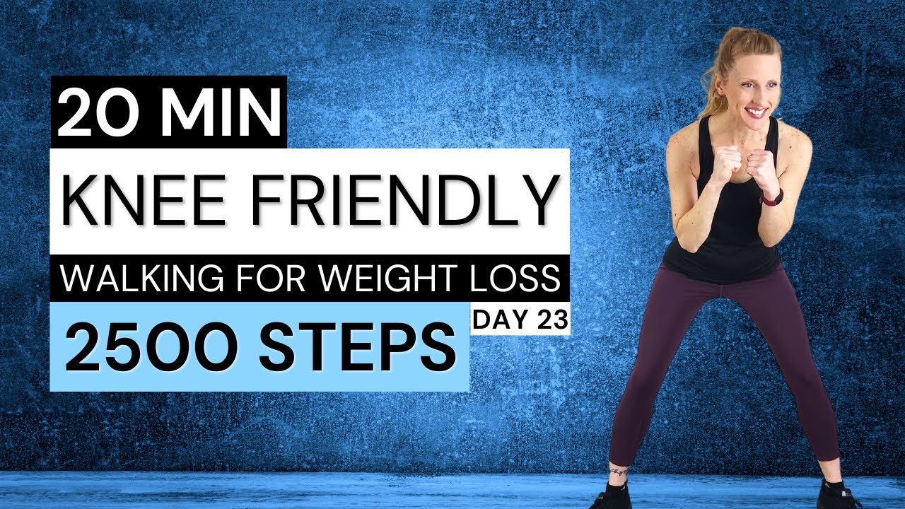 20 Min KNEE FRIENDLY Walking Workout | No Jumping | Beginner Friendly