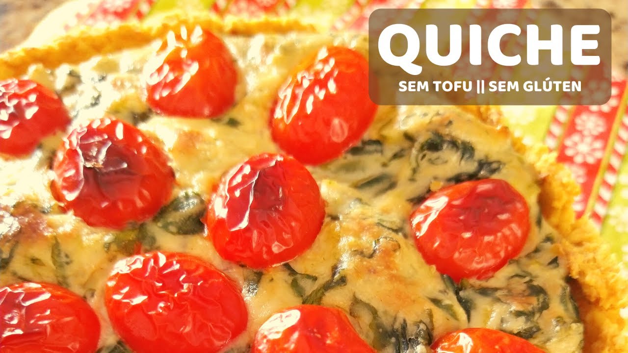 QUICHE SEM GLÚTEN || SEM TOFU || VEGANA ||