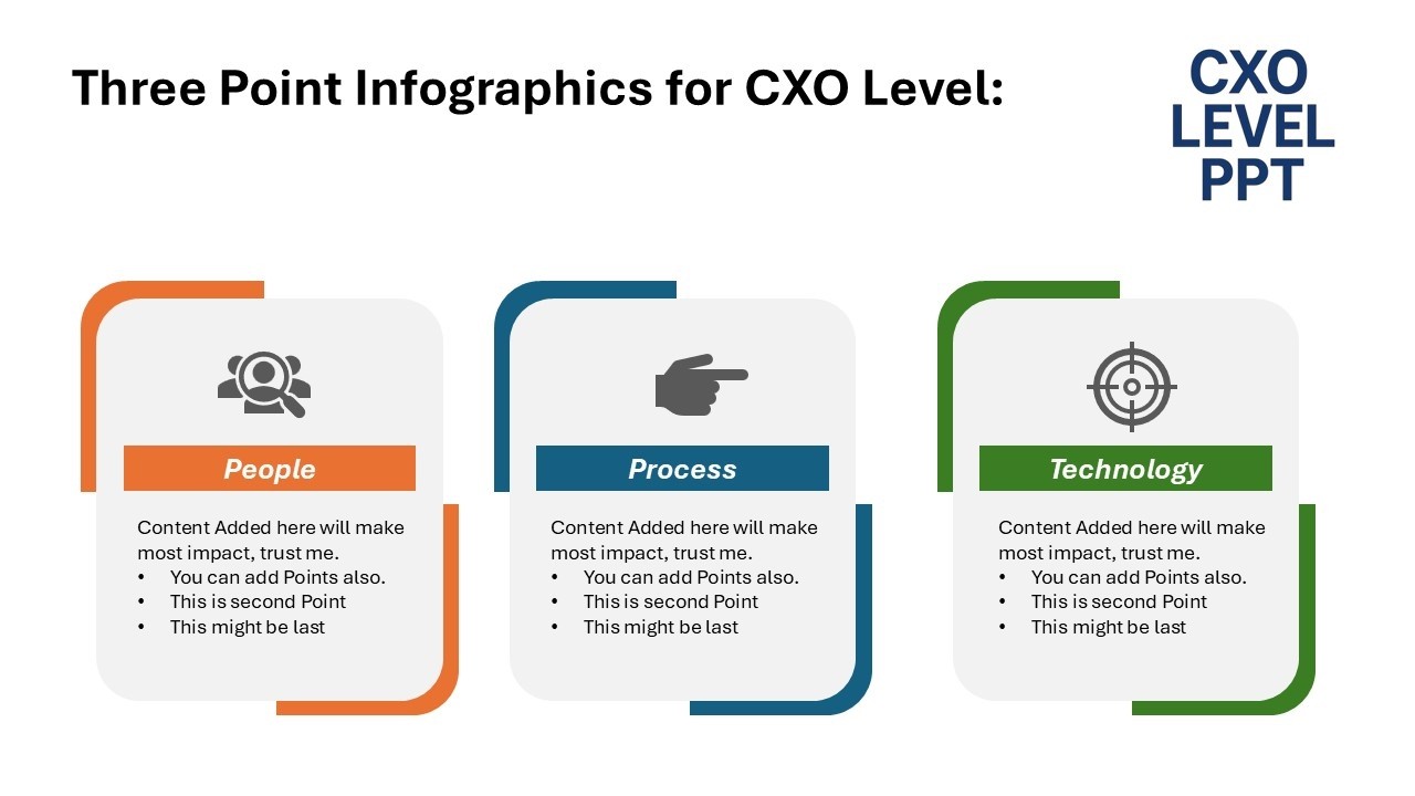Executive Presentation Design: Perfect 3‑Point Infographic Slide Guide | Simple & Impactful Tutorial