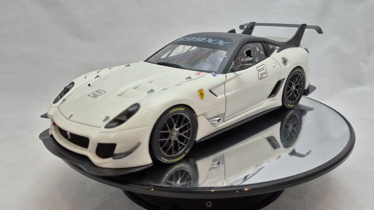 Mattel Hot Wheels Elite Ferrari 599XX Evo White #2
