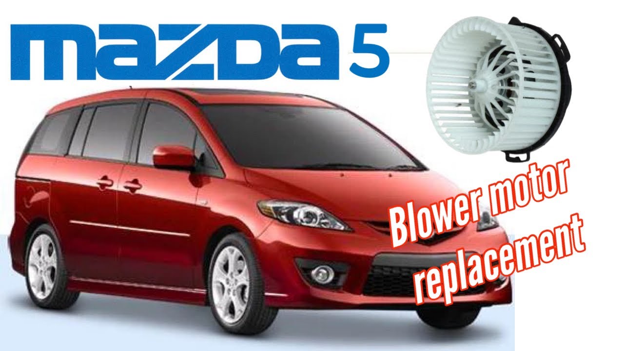 WHY did they put it THERE? Mazda 5 Heater Motor replacement