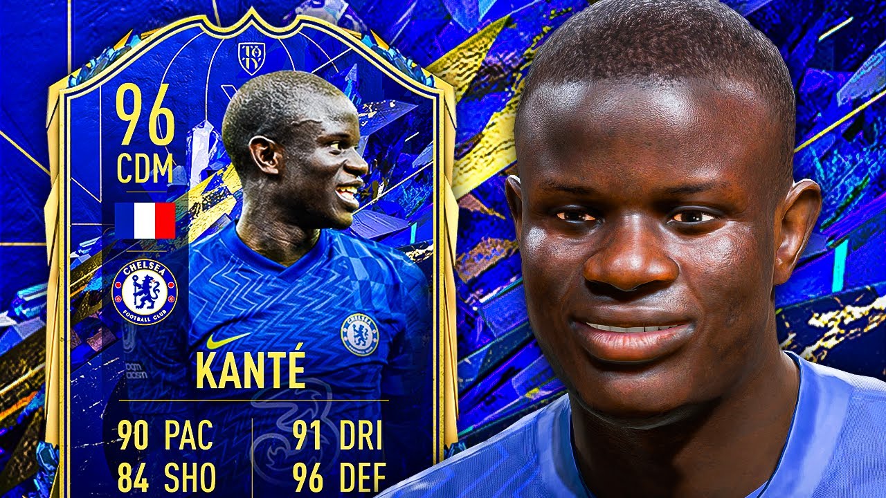 N'GOLO, N'GOLO KANTE! 🥳 96 TOTY KANTE PLAYER REVIEW! - FIFA 22 Ultimate Team