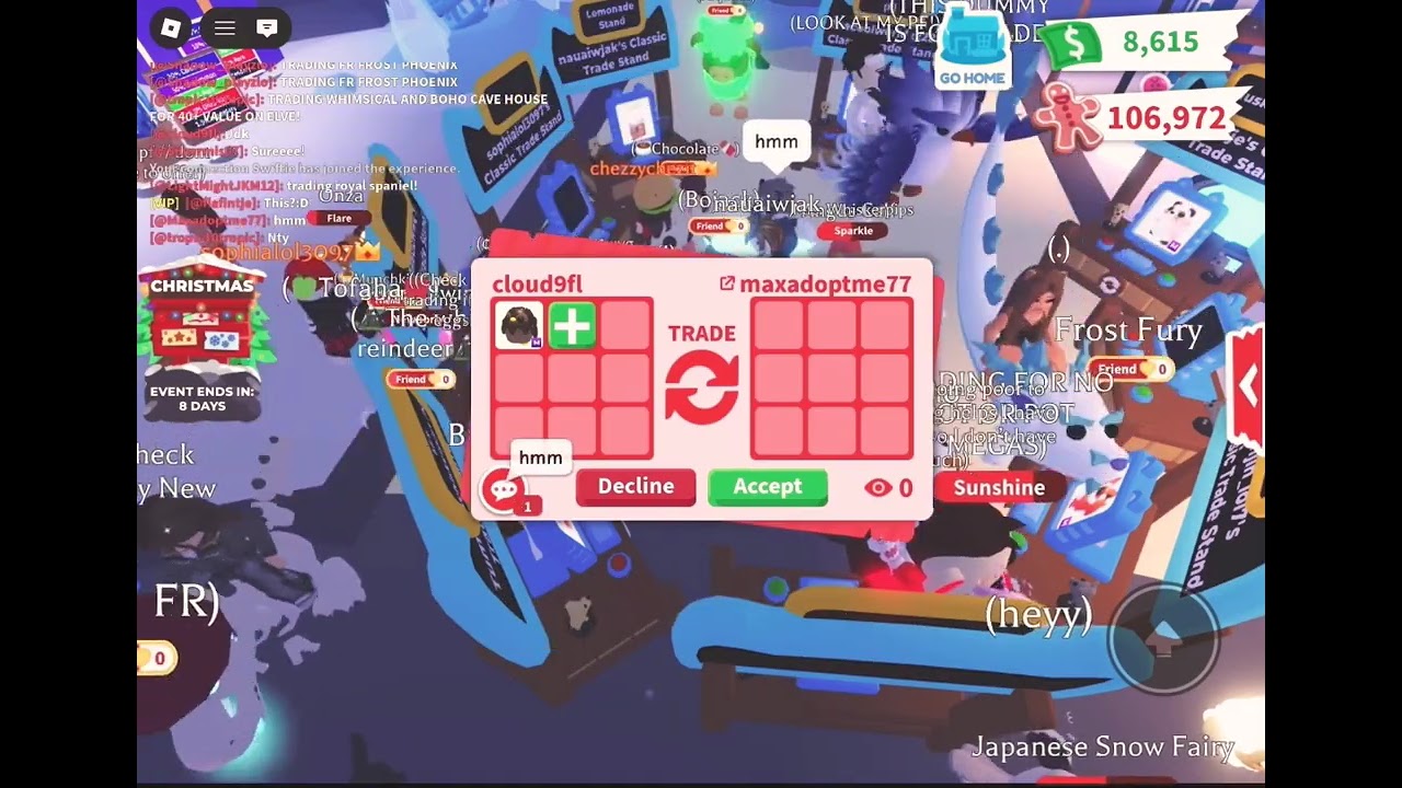Trading my MEGA CHOCO PENGUIN! (I get one of my mega dps??)