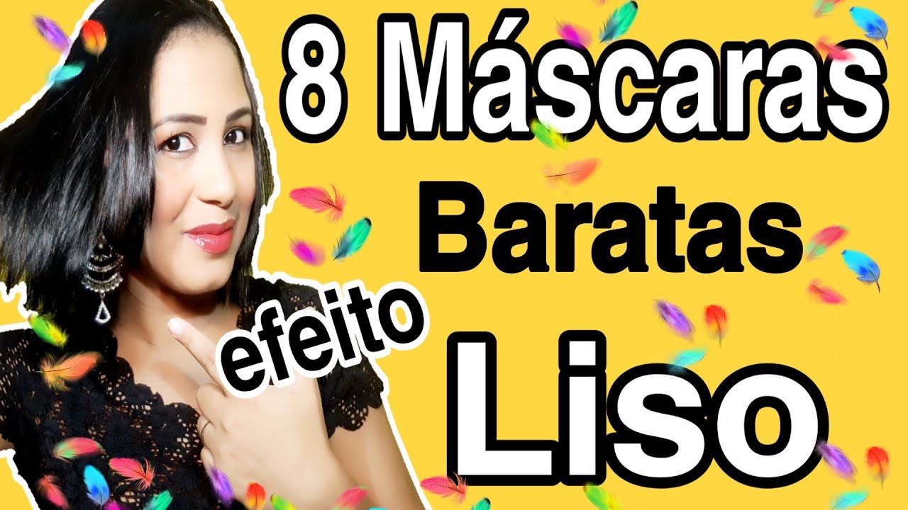 8 MÁSCARAS BARATAS DE EFEITO LISO!