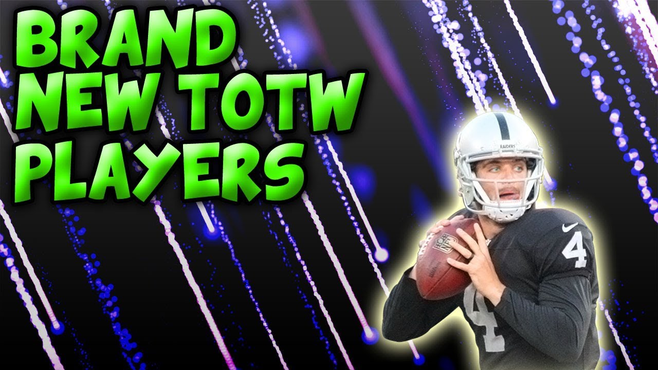 BRAND NEW TEAM OF THE WEEK PLAYERS IN MUT 18. MADDEN 18 ULTIMATE TEAM