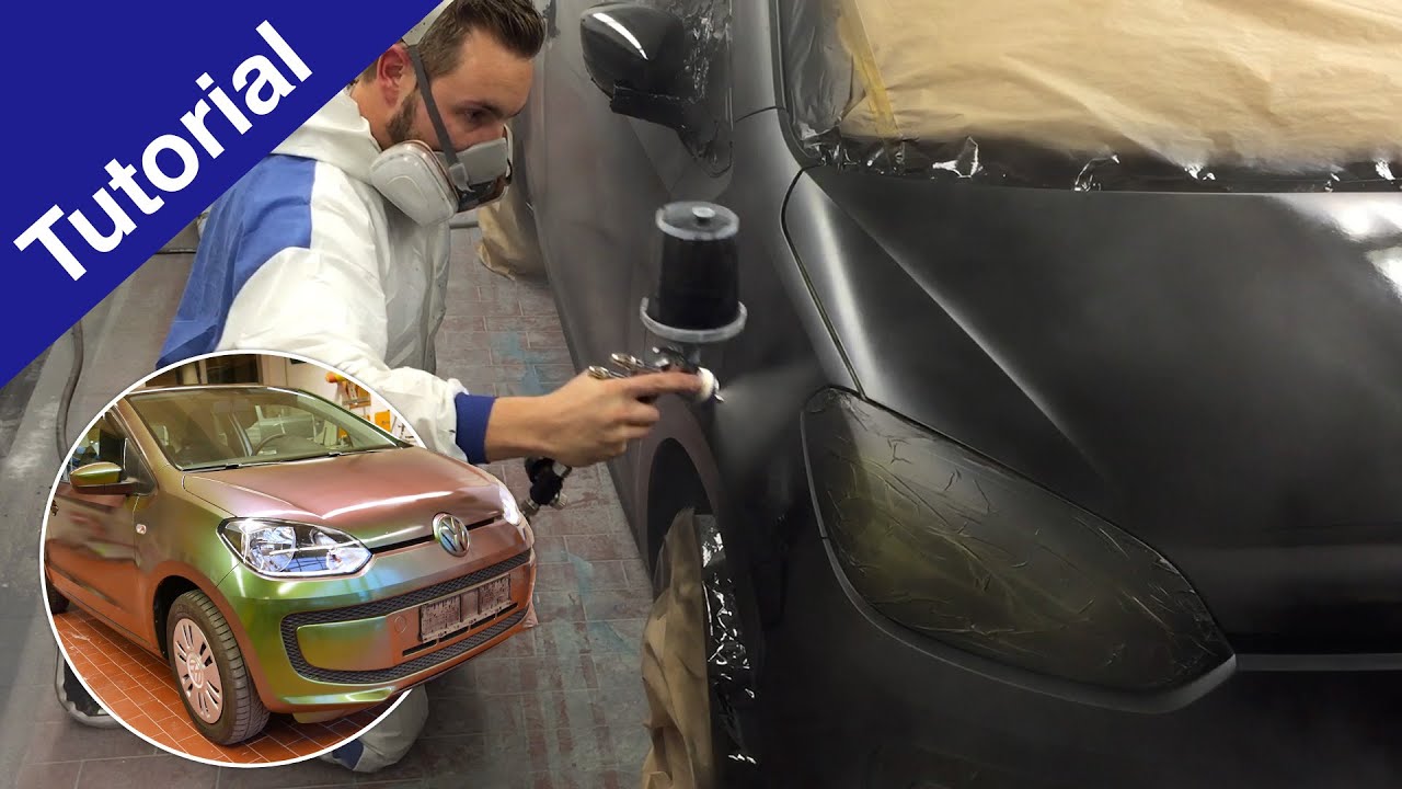 Plasti Dip mit Lackierpistole verarbeiten: Auto komplett mit Sprühfolie gedippt