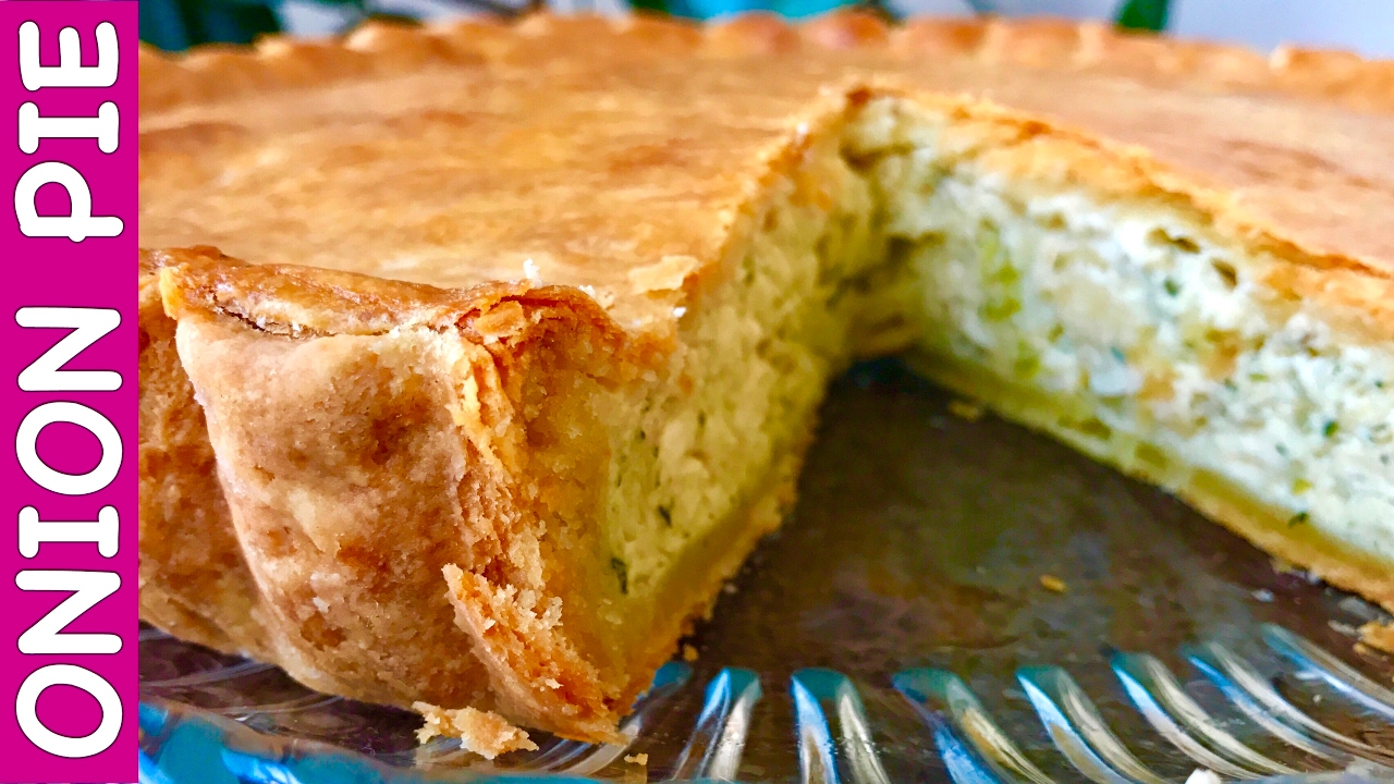 Onion Pie Recipe - It's The Most Delicious Onion Pie I've Ever Tried:)