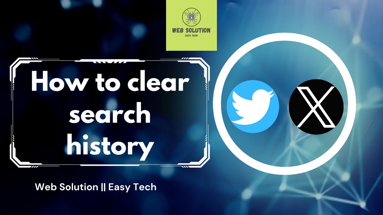 How to Clear Search History on Twitter || Web Solution