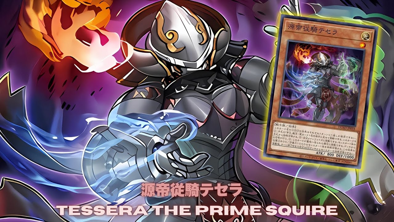 Tessera the Prime Squire ! Eidos the Underworld Monarch DECK NEW CARD - YGOPRO
