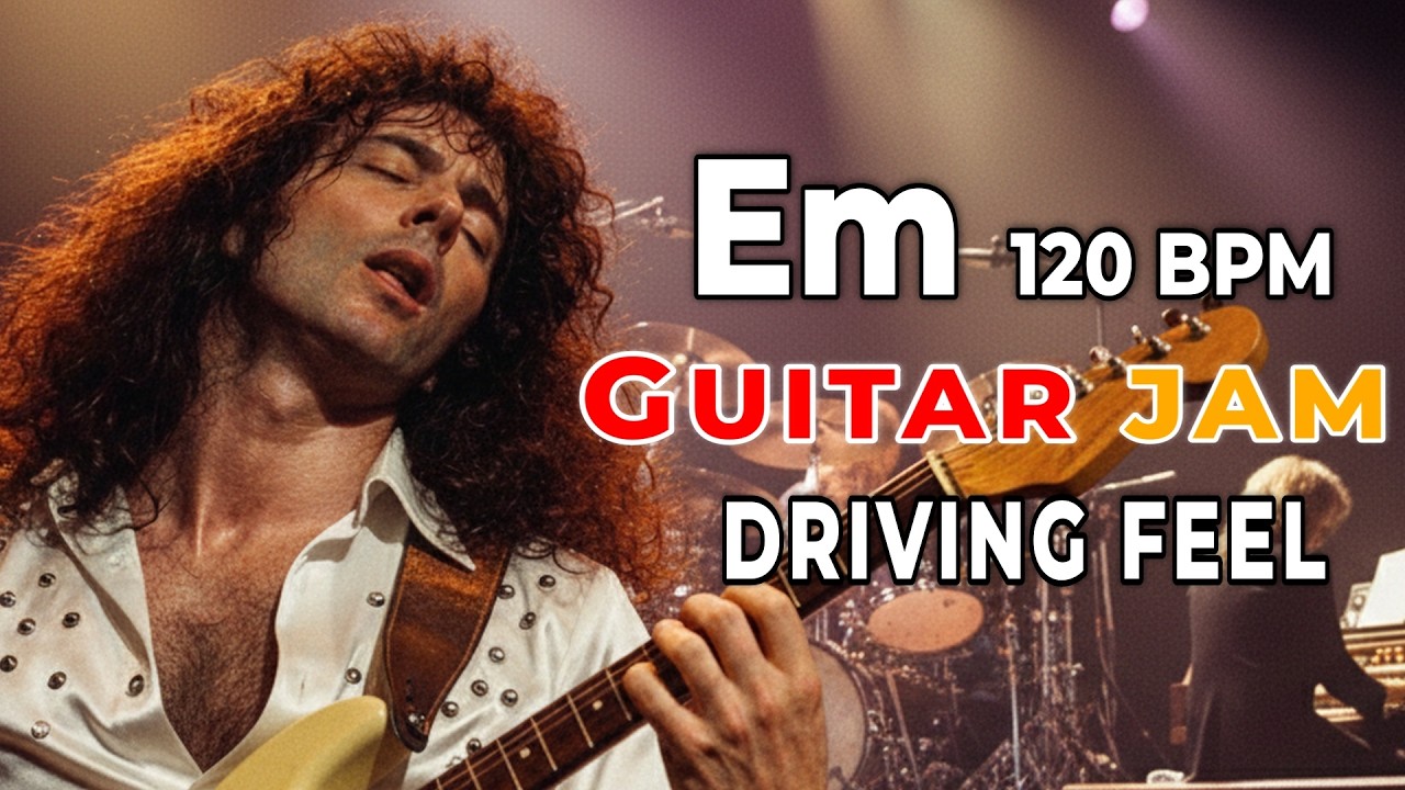 E Minor Neoclassical Hard Rock Backing Track 120 BPM