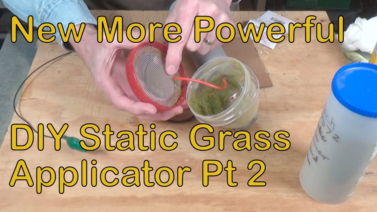 New More Powerful DIY Static Grass Applicator Pt 2 (166)