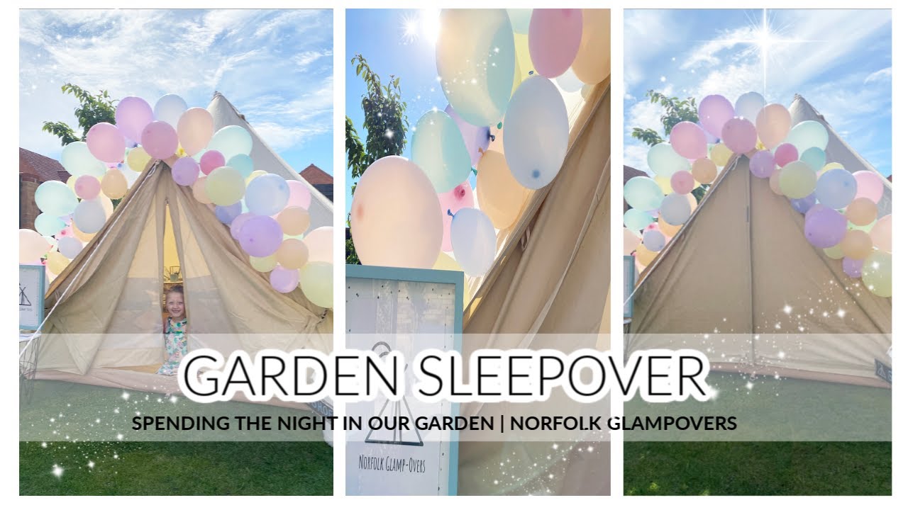 WE HAD A SLEEPOVER IN THE GARDEN | Home Vlog | Norfolk Business | Camping | Lockdown Fun With Kids