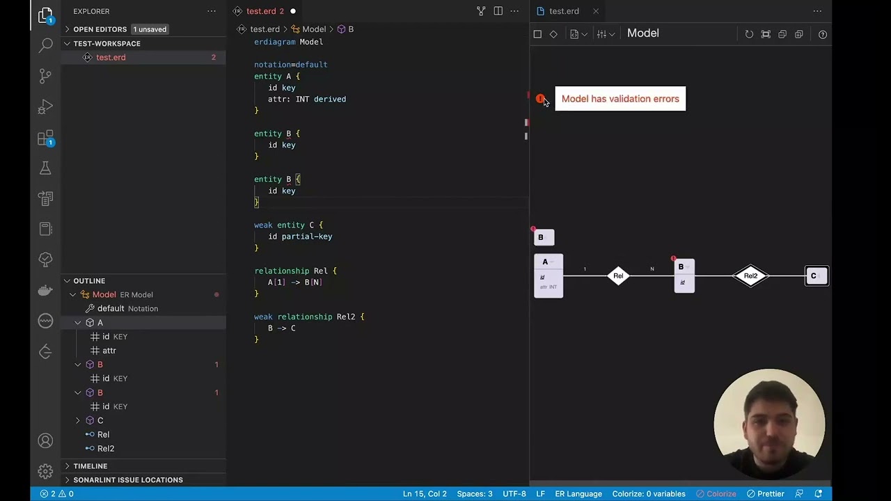Philipp-Lorenz - The bigER Tool: Hybrid Entity Relationship Modeling and Code Generation in VS Code