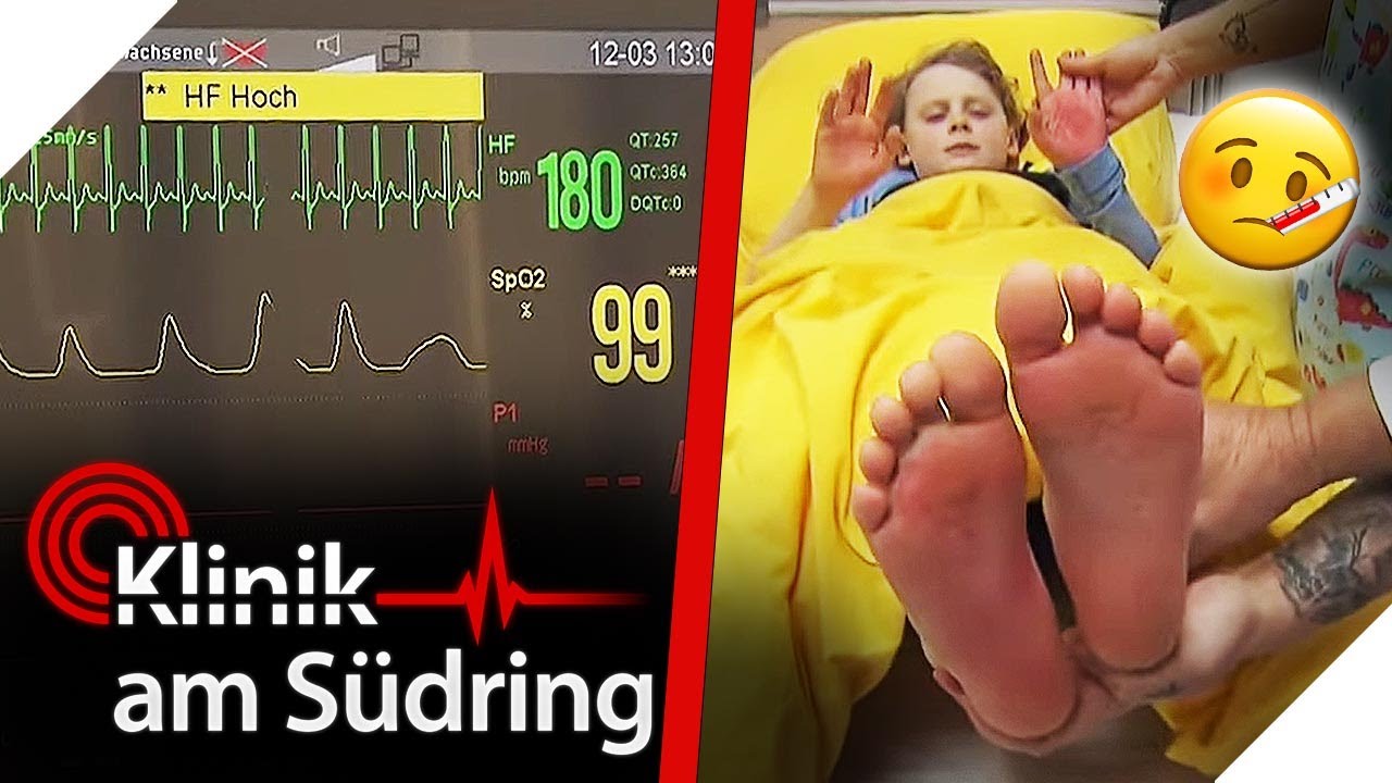 Sieht übel aus: Kleiner Junge mit Fieber kurz vor REANIMATION! 😱 | Klinik am Südring | SAT.1
