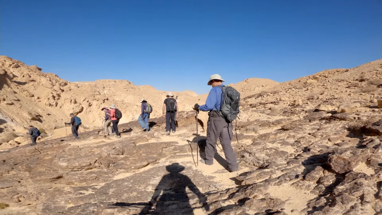שביל ישראל ממעלה מחמל לחניון נחל חווה (מכתש רמון, מצד מחמל, קניון נחל חווה, יעלים, ציר הנפט)