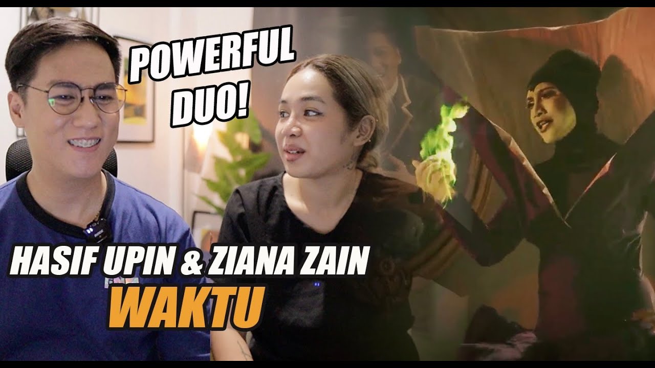 Hasif Upin & Ziana Zain - Waktu (Official Music Video) | SINGERS REACTION