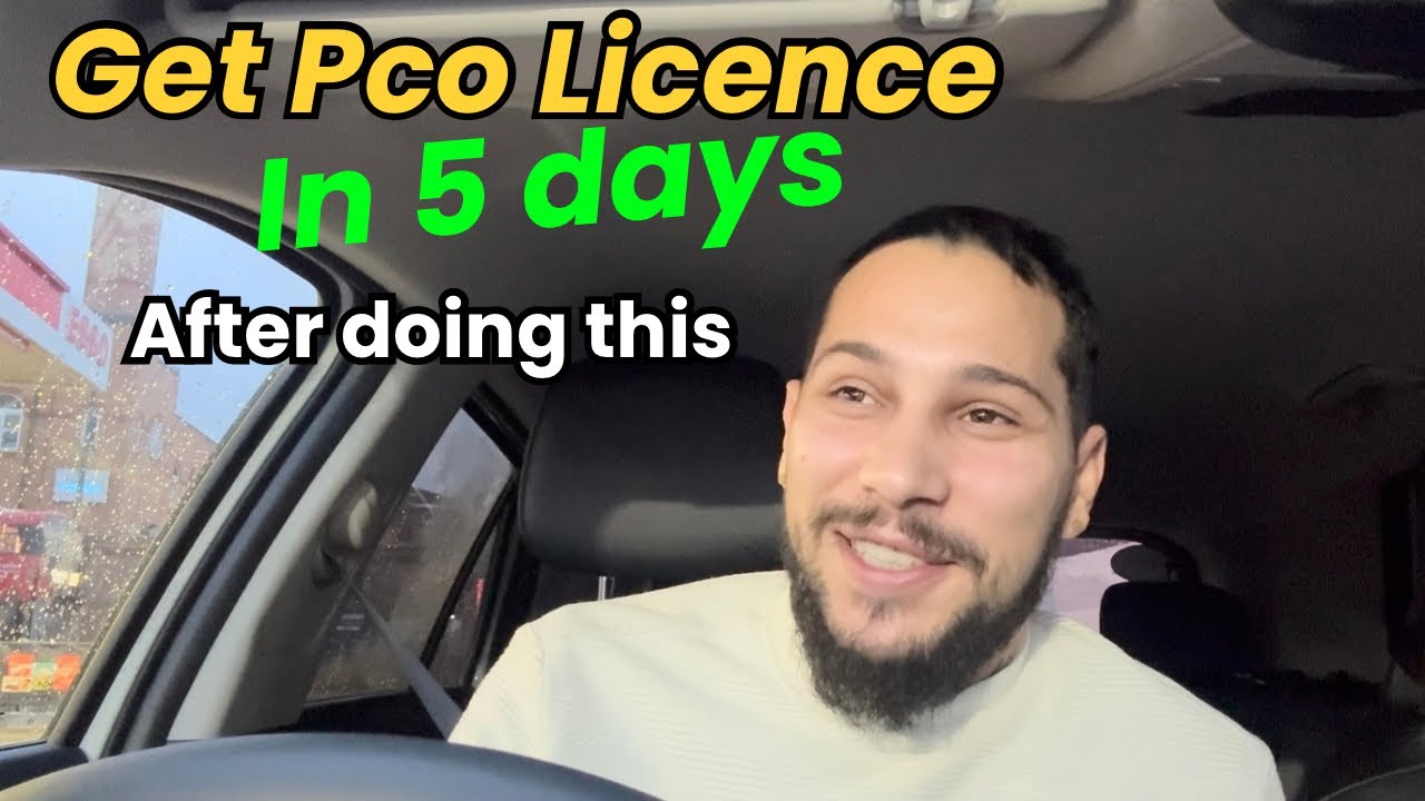I Get My Pco Licence In 3 Days After I Done This (London Pco Licence) 