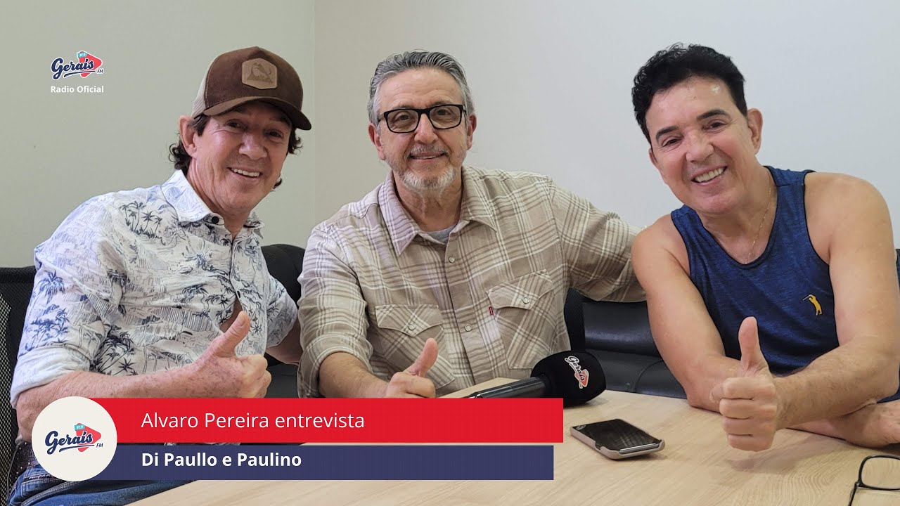 Álvaro Pereira entrevista com exclusividade a dupla Di Paullo e Paulino