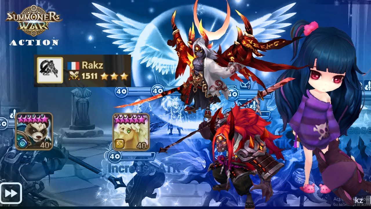 Dark Occult Girl - Nicki X Kaki TEAM | RTA | Highlights - Summoners War