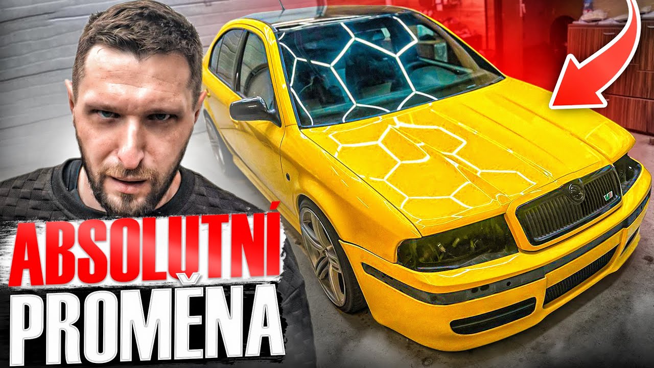 JE HOTOVO! Naše OCTAVIA RS je komplet žlutá! 💛🔥