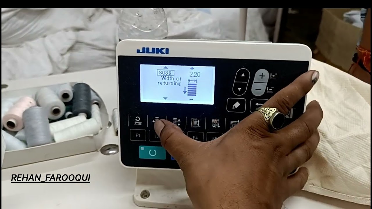 How to set bartack in kaaj machine/ juki lbh-1790