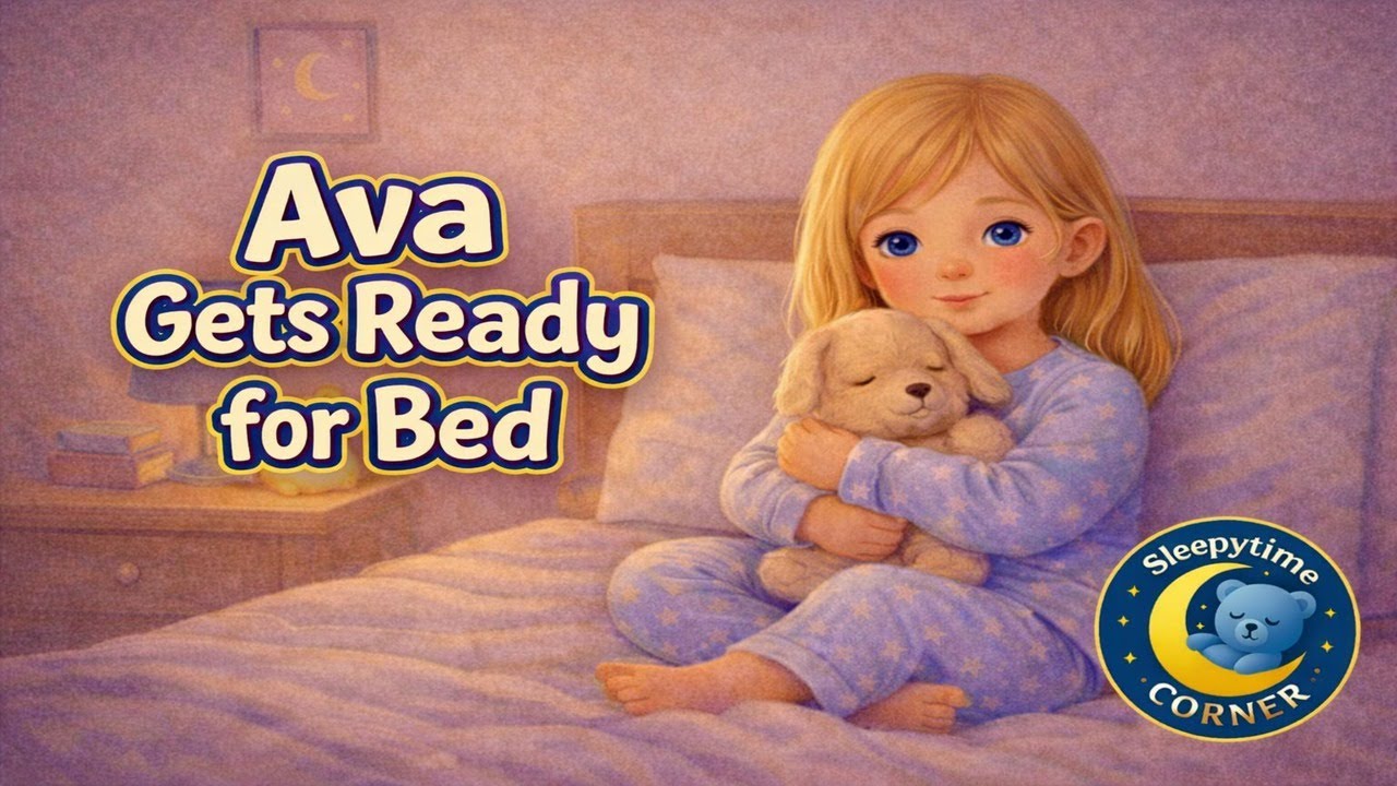 Ava Gets Ready for Bed 🌙 | A Fun Bedtime Routine Story for Kids! 🧸 \ Sleepytime Corner